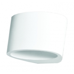 Wall Light Plaster Oval Medium