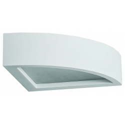 Wall Light Plaster Oval 90º