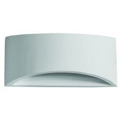 Wall Light Plaster Oval Medium